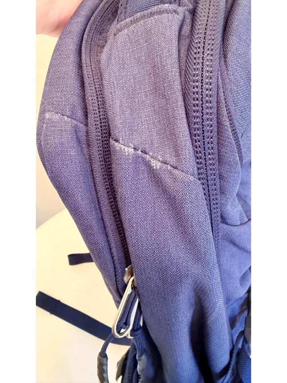 The North Face Borealis Backpack Navy Blue Dual Compartments Bungee Cord System